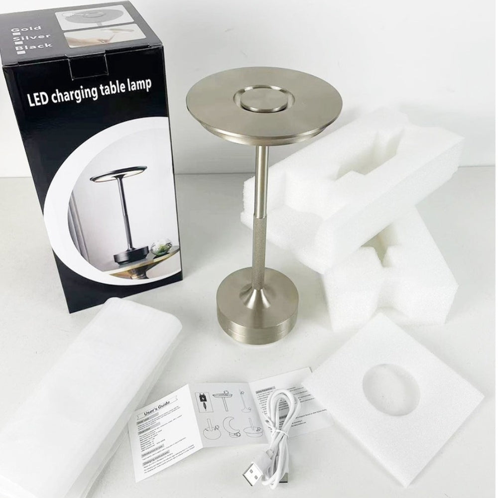 Lunox Bureaulamp LED - Oplaadbaar Aluminium, Modern Design 4
