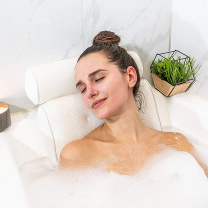 Luxe Badkussen voor in Bad - Ergonomisch Ontwerp, Comfortabel en Ondersteunend 0