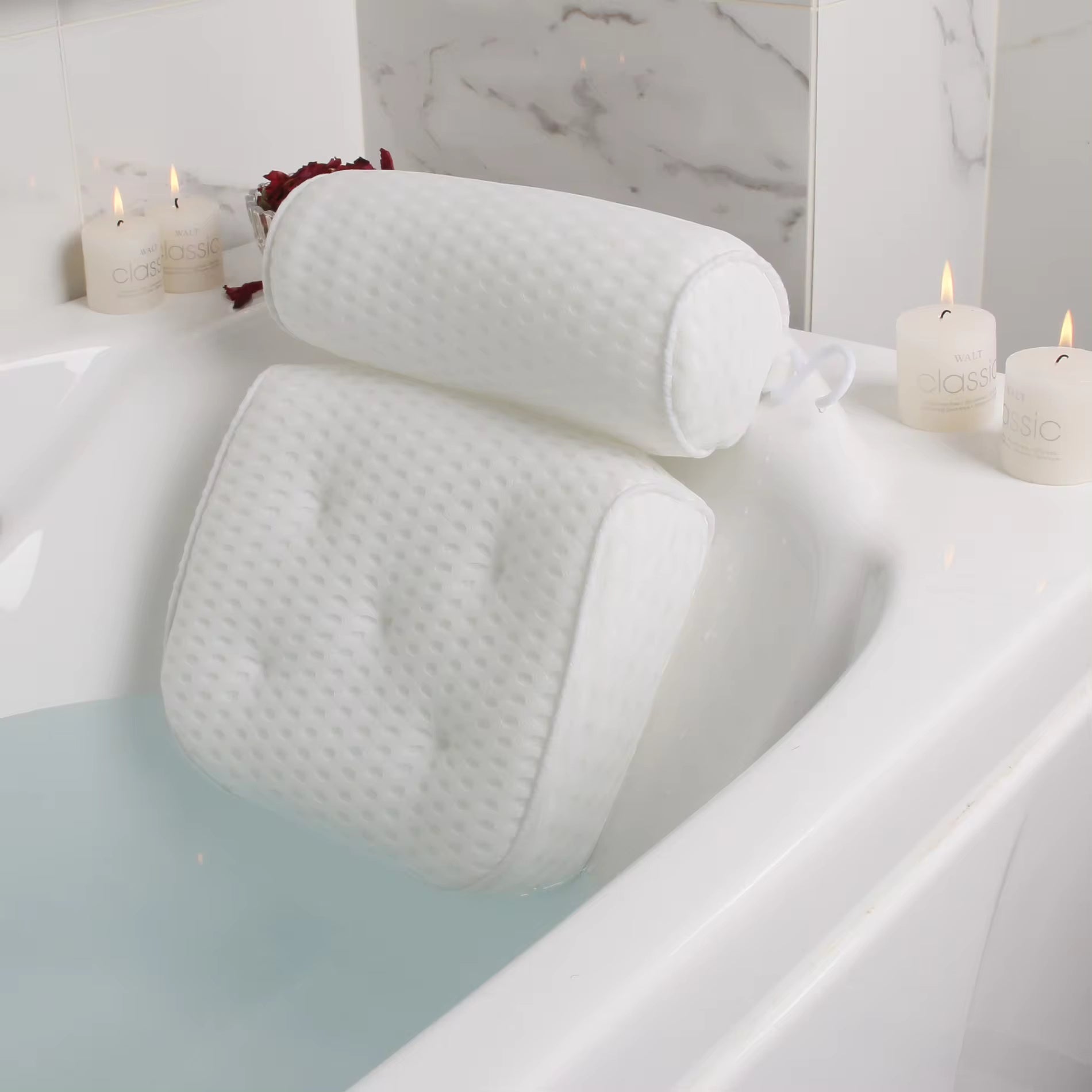 Luxe Badkussen voor in Bad - Ergonomisch Ontwerp, Comfortabel en Ondersteunend 1
