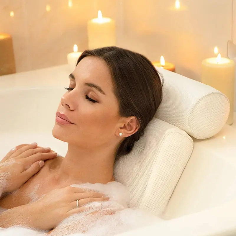 Luxe Badkussen voor in Bad - Ergonomisch Ontwerp, Comfortabel en Ondersteunend 2
