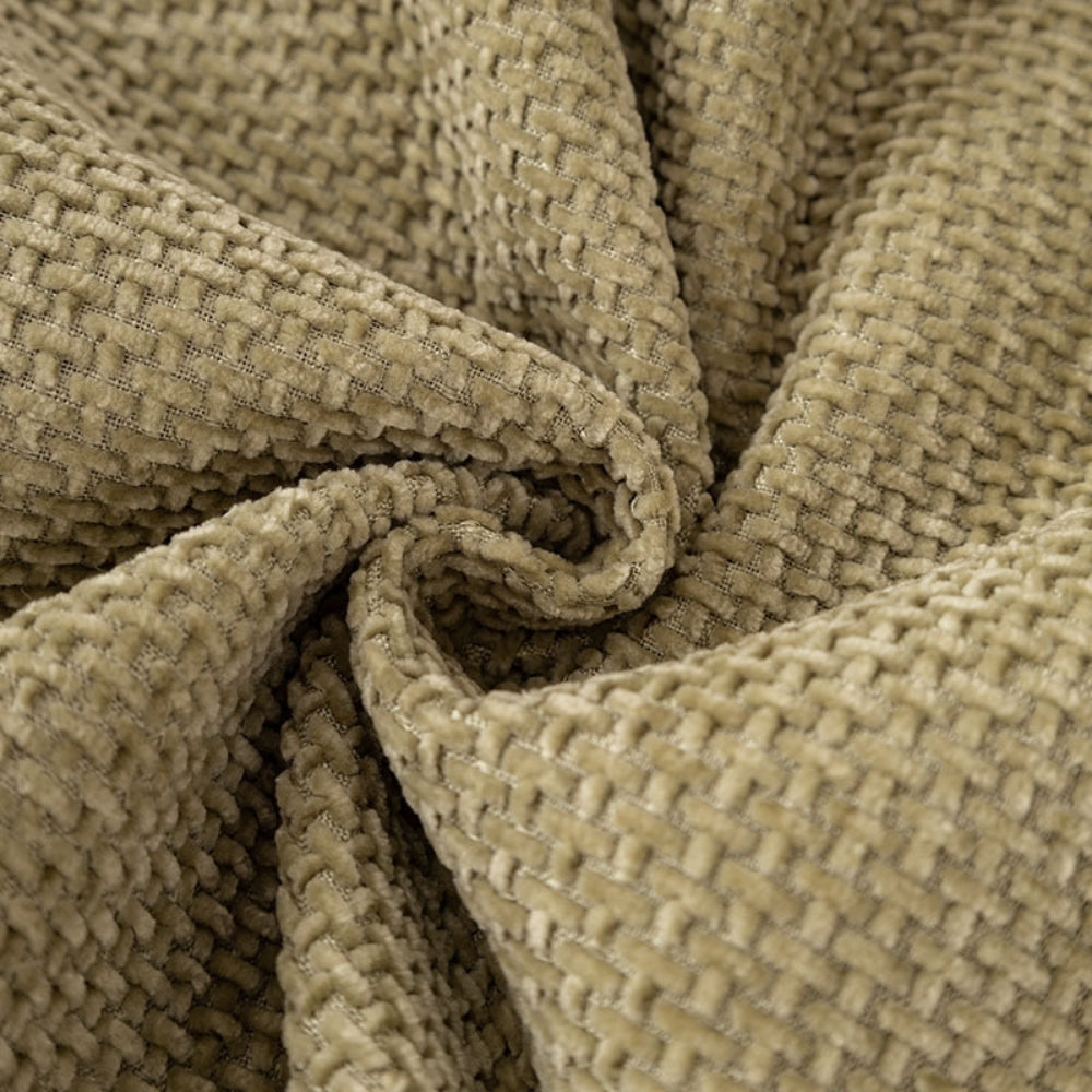 Luxe Chenille Bankhoes - Geweven Structuur met Kwastjes 6