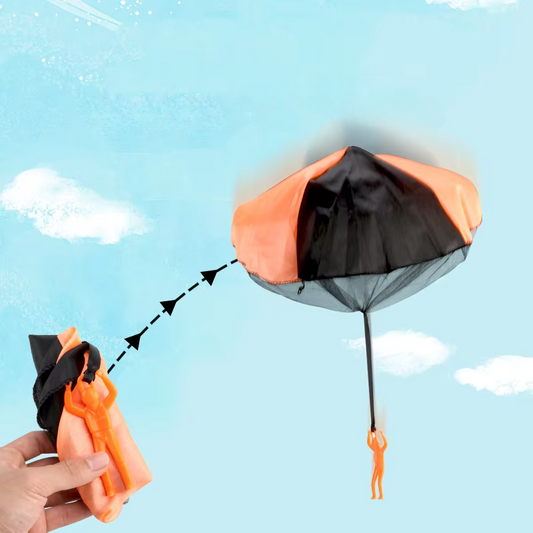 SkyChute™ – Zwevende Speelpret voor Buiten – Kindvriendelijke Parachutespeelgoed