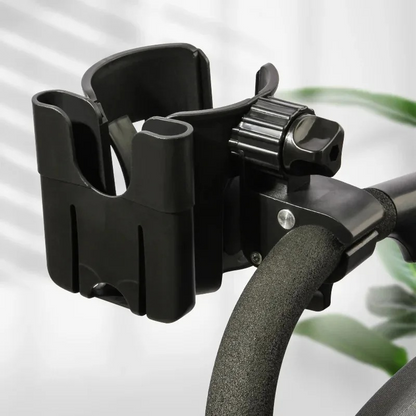 FeedMate™ – Fleshouder met Telefoonvak – Kinderwagen Accessoire
