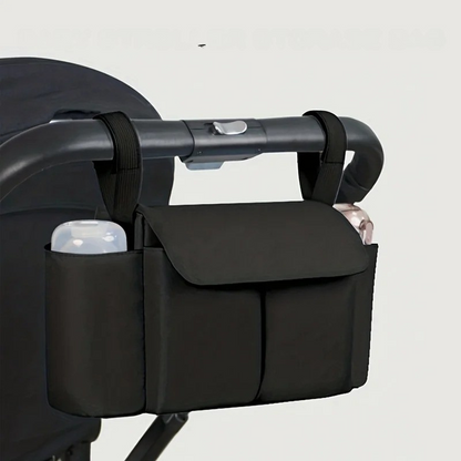 StrollNest™ – Organizer met Fleshouders voor Kinderwagens – Praktische Opbergoplossing