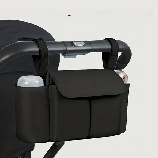 StrollNest™ – Organizer met Fleshouders voor Kinderwagens – Praktische Opbergoplossing