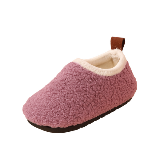 FluffSteps™ – Warme Pantoffels met Wollen Voering – Kinder Huisschoenen