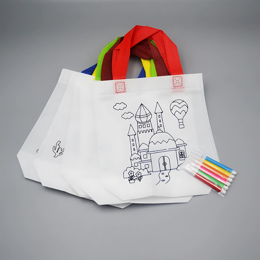 ColorTote™ – DIY Canvas Tassen Ontwerp Set – Creatief Knutselplezier