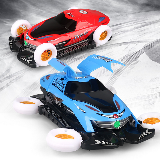 TwistRacer™ – Zelfdraaiende Stuntauto met Licht – Actief Speelgoed Voertuig