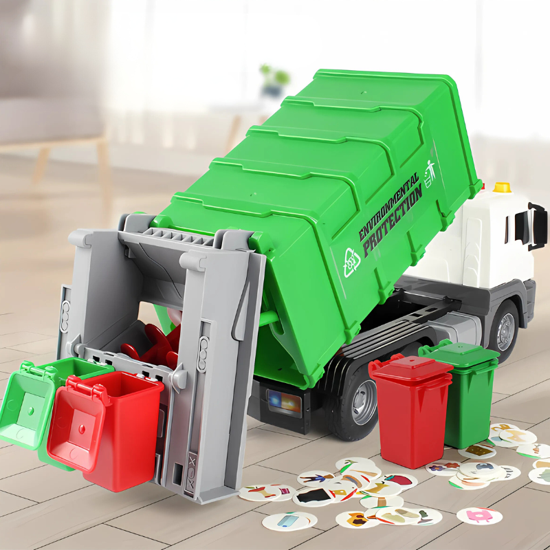 Trash Truck -  Educatief afvalwagen speelgoed voor kinderen
