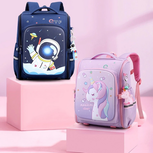 BrightBack™ – Waterdichte Rugzak met 3D Design – Kindvriendelijke Schooltas