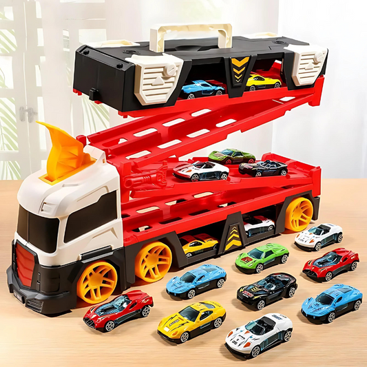 TrackMorph™ – Omvormbare Truck & Racebaan – Creatief Racespeelgoed