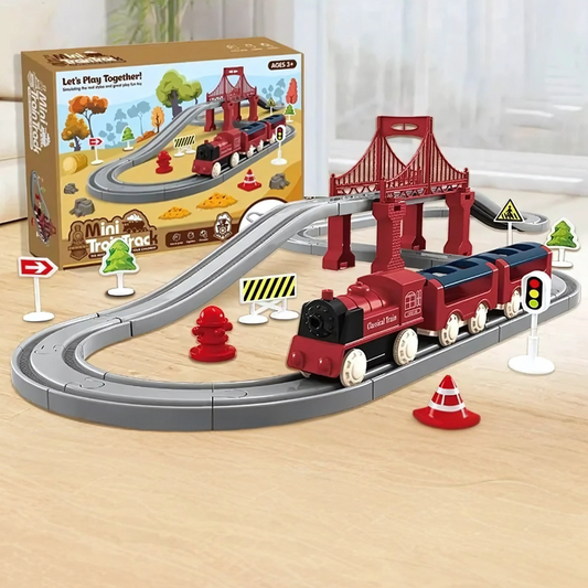 RailQuest™ – Elektrische Treinset voor Kinderen – Creatief Bouw- & Speelplezier