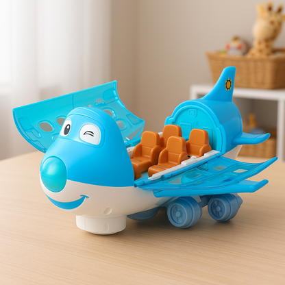 Magie Vliegtuig™ – Magische Licht & Muziek Vliegtuigshow