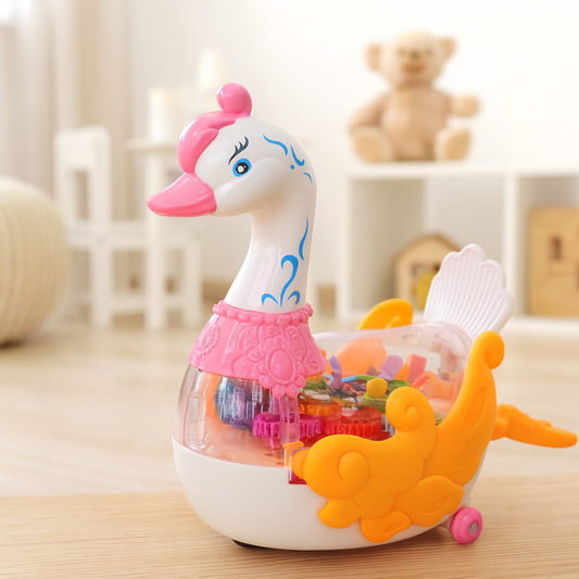 GlowSwan™ – Dansende Lichtgevende Zwaan – Magisch Sensorisch Speelgoed