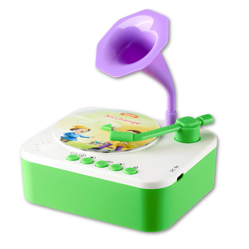 MelodyTales™ – Interactieve Verhalen- & Muziekgrammofoon – Creatief Leren voor Kinderen