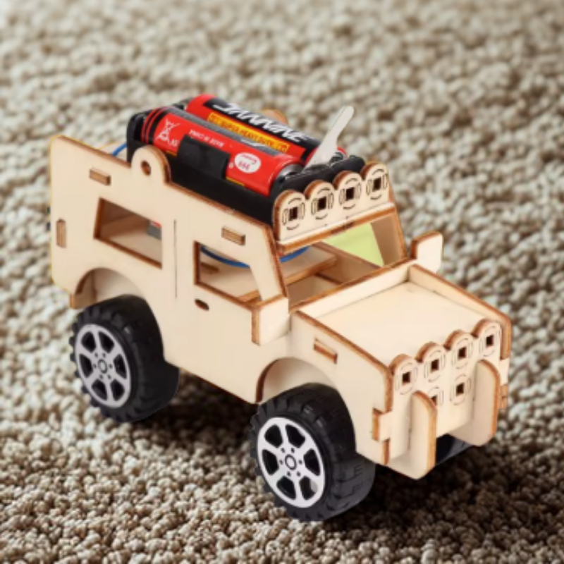 BuildRover™ – Elektrische Houten DIY Voertuigen – Creatief Bouw Speelgoed