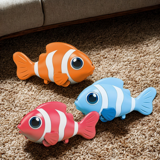 FinnyDash™ – Lichtgevende Clownvis met Beweging – Actief Sensorisch Speelgoed