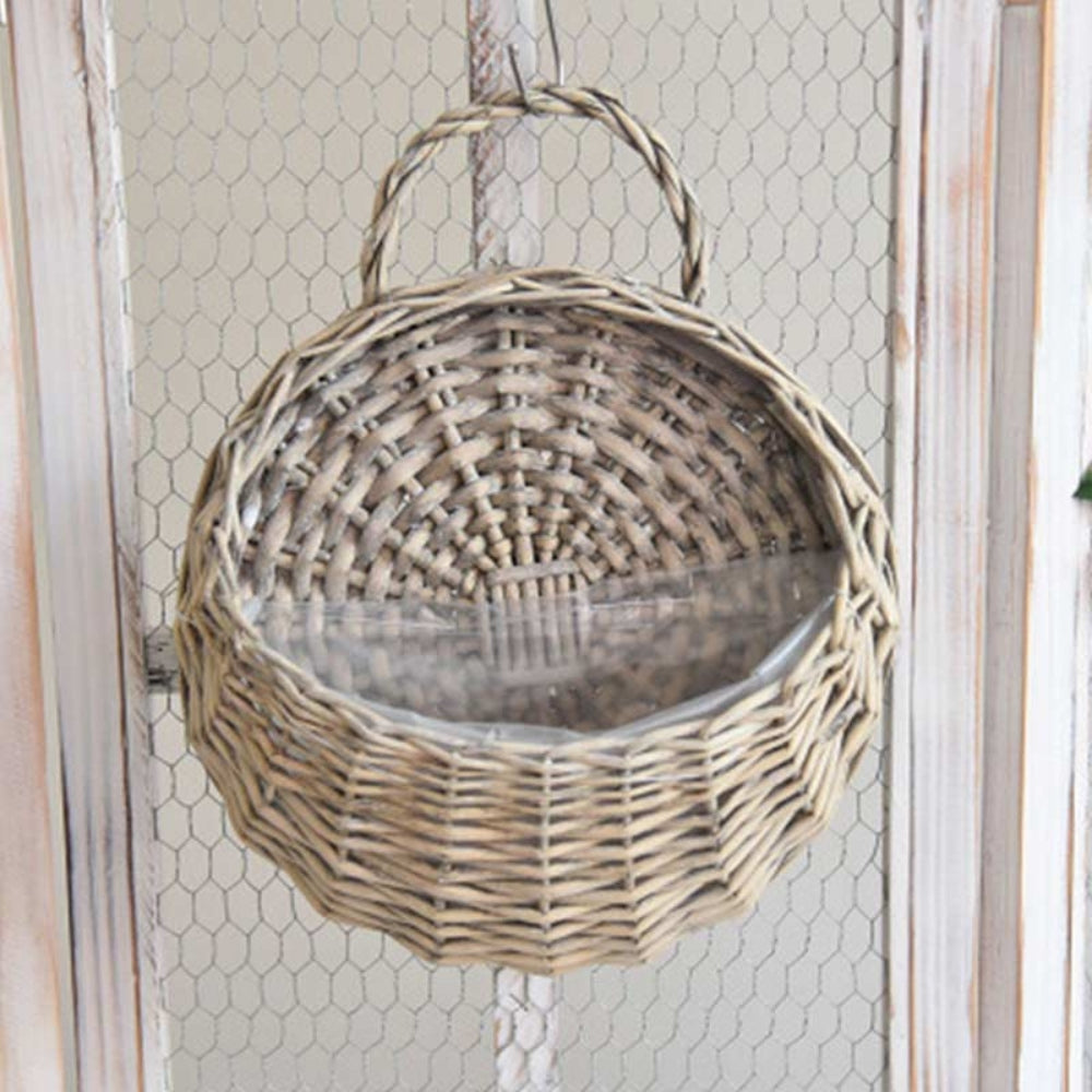 WickerNest™ – Handgeweven Hangmand – Natuurlijke Opbergmand