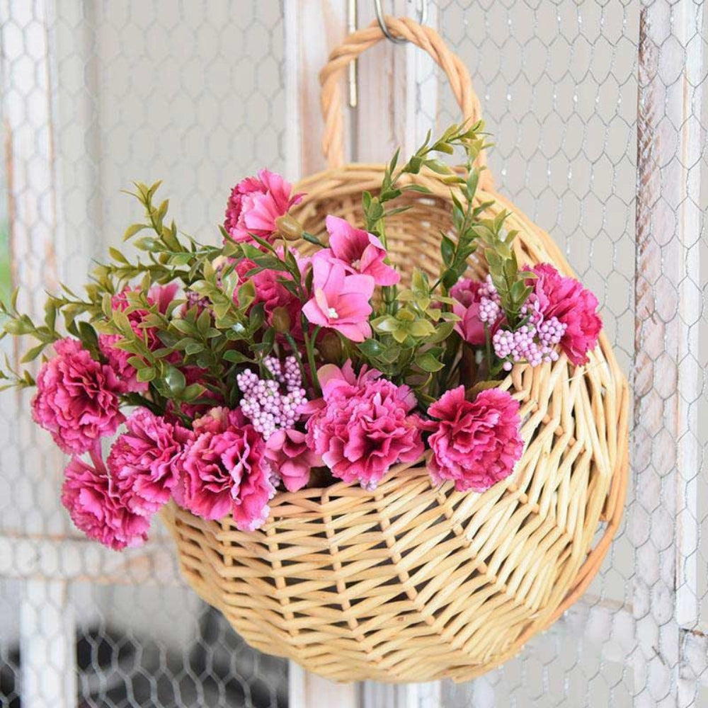 WickerNest™ – Handgeweven Hangmand – Natuurlijke Opbergmand