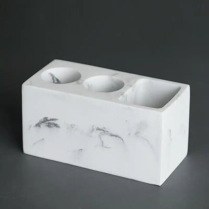ResinaTidy™ – Resinen Tandenborstelhouder – Matte Badkamer Organizer