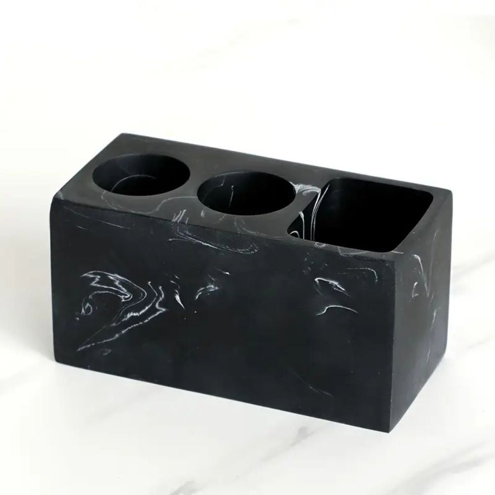 ResinaTidy™ – Resinen Tandenborstelhouder – Matte Badkamer Organizer