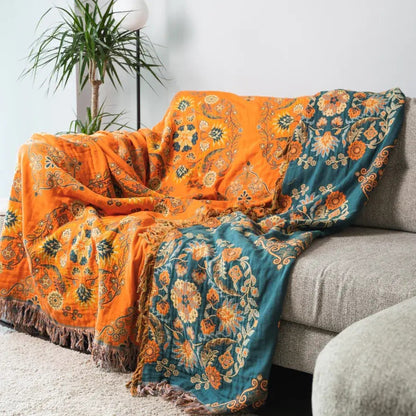 Marigold Deken - Omkeerbaar 100% Katoen, Multifunctioneel 3