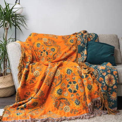 Marigold Deken - Omkeerbaar 100% Katoen, Multifunctioneel 5