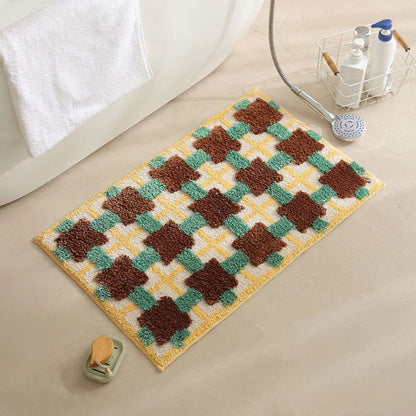 Maro Retro Badmat - Antislip, Marokkaans Design, Zacht en Veilig 0