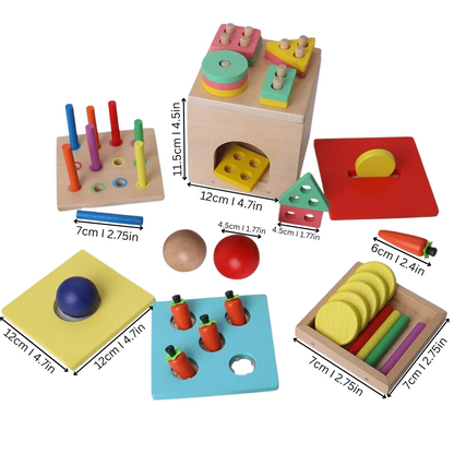 4Ever Wood™ CleverCubs™ - – Interactief sorteerspeelgoed
