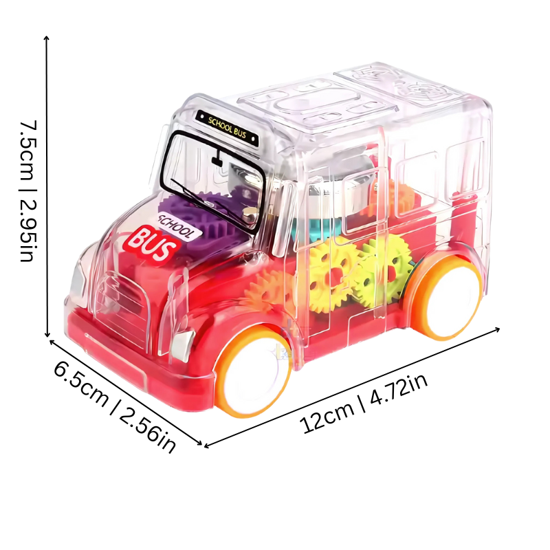 GlowBus™ –  Lichtgevende speelgoedbus - Schoolbus speelgoed