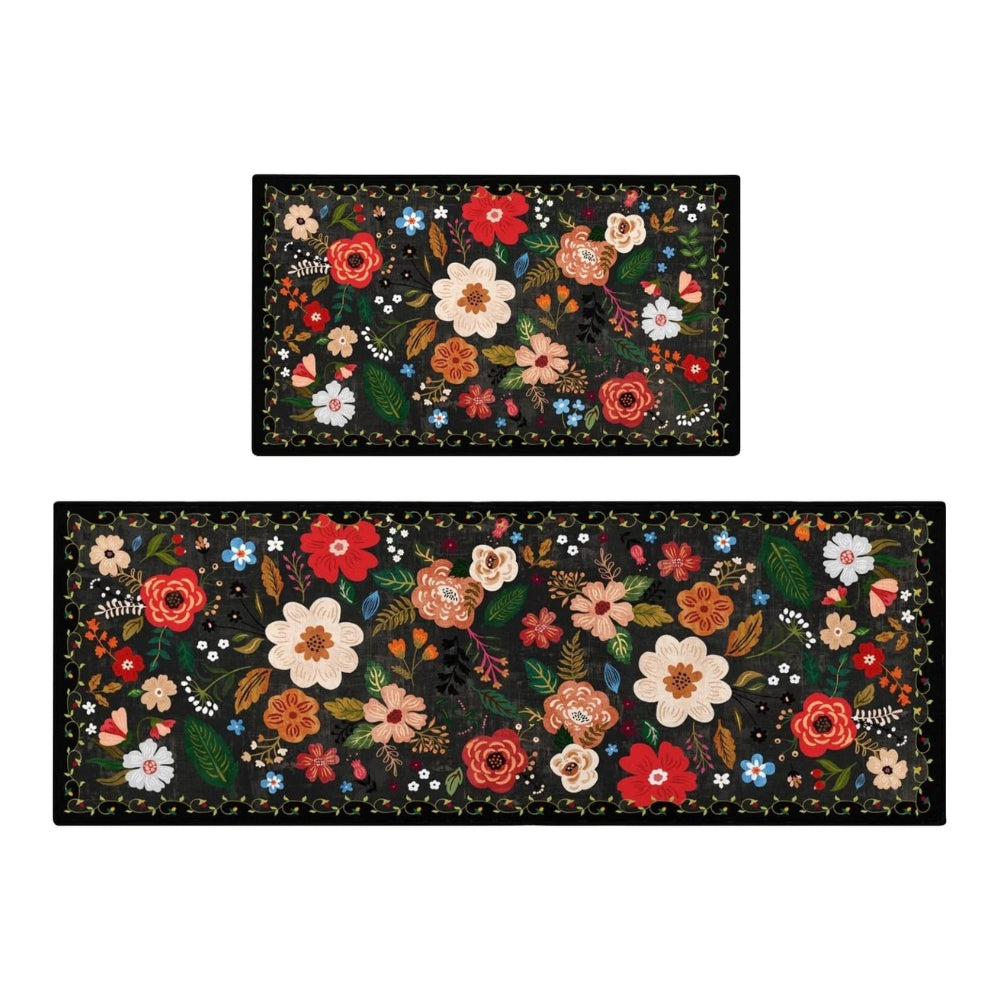 Meadow Keukenmat Set - Antivermoeidheid, Bloemenprint 4