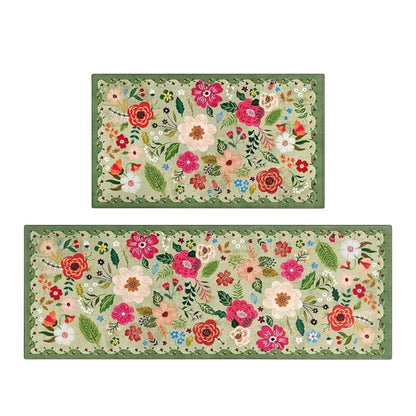 Meadow Keukenmat Set - Antivermoeidheid, Bloemenprint 5
