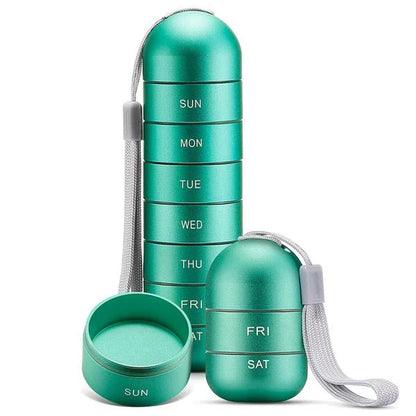 Mediwell Pillendoos - Draagbaar 7-Daags, Compact en Gebruiksvriendelijk 3
