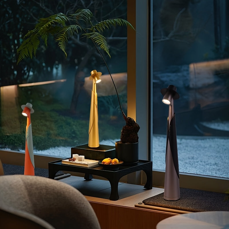 Melo Bureaulamp LED - Oplaadbaar, Creatief Ontwerp 3