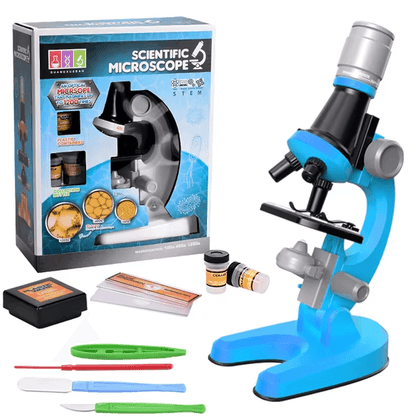 MiniOnderzoeker™ – Kindermikroscoop met LED Verlichting – Educatief Wetenschap Speelgoed
