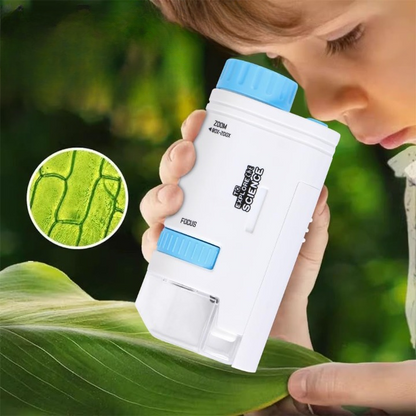 ZoomieScope™ – Kindermikroscoop met LED Verlichting – Educatief Wetenschap Speelgoed