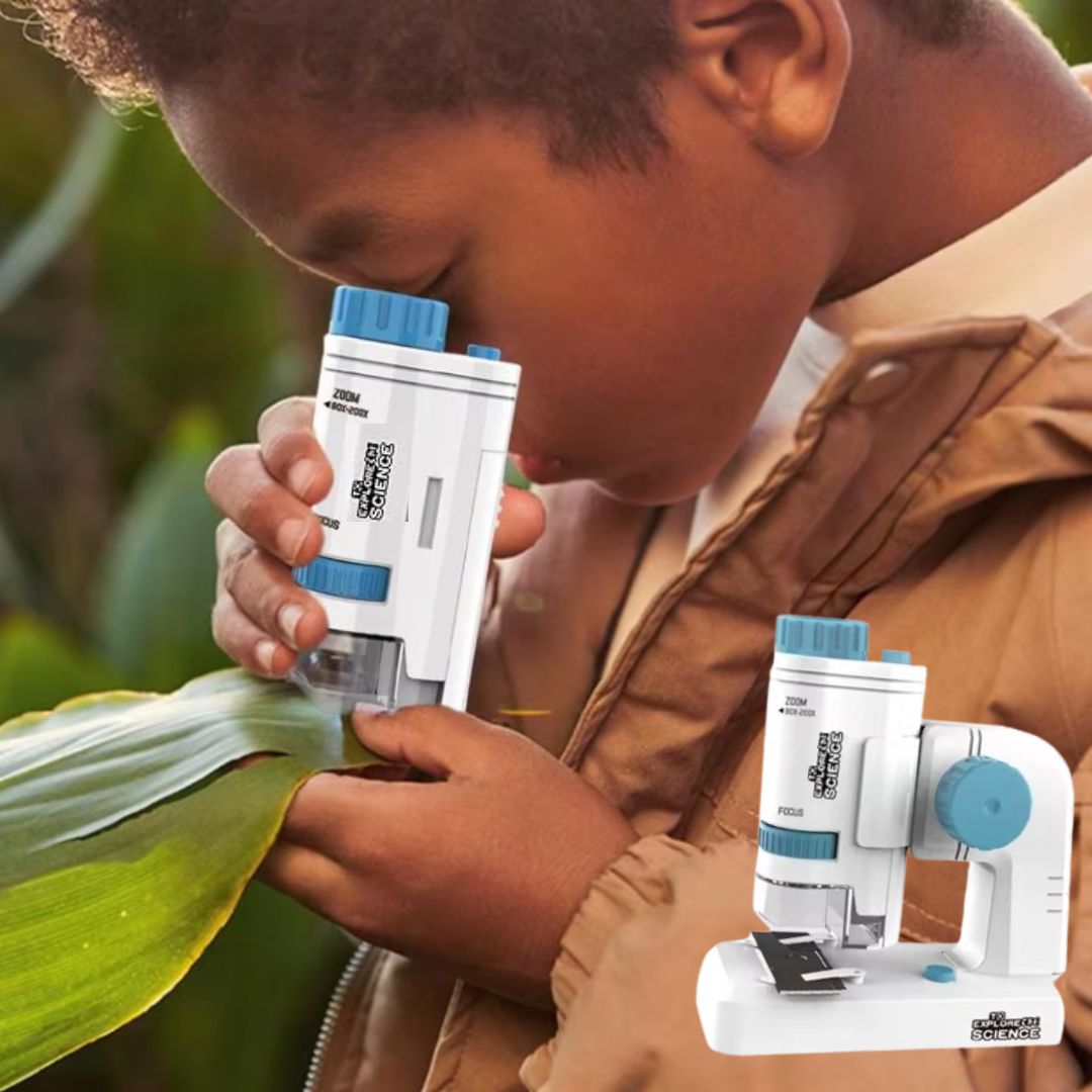 ZoomieScope™ – Kindermikroscoop met LED Verlichting – Educatief Wetenschap Speelgoed