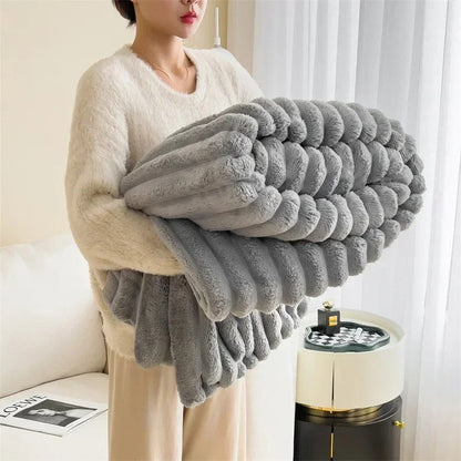 LambSnug™ – Sherpa Fleece Plaid – Warme Winterdeken