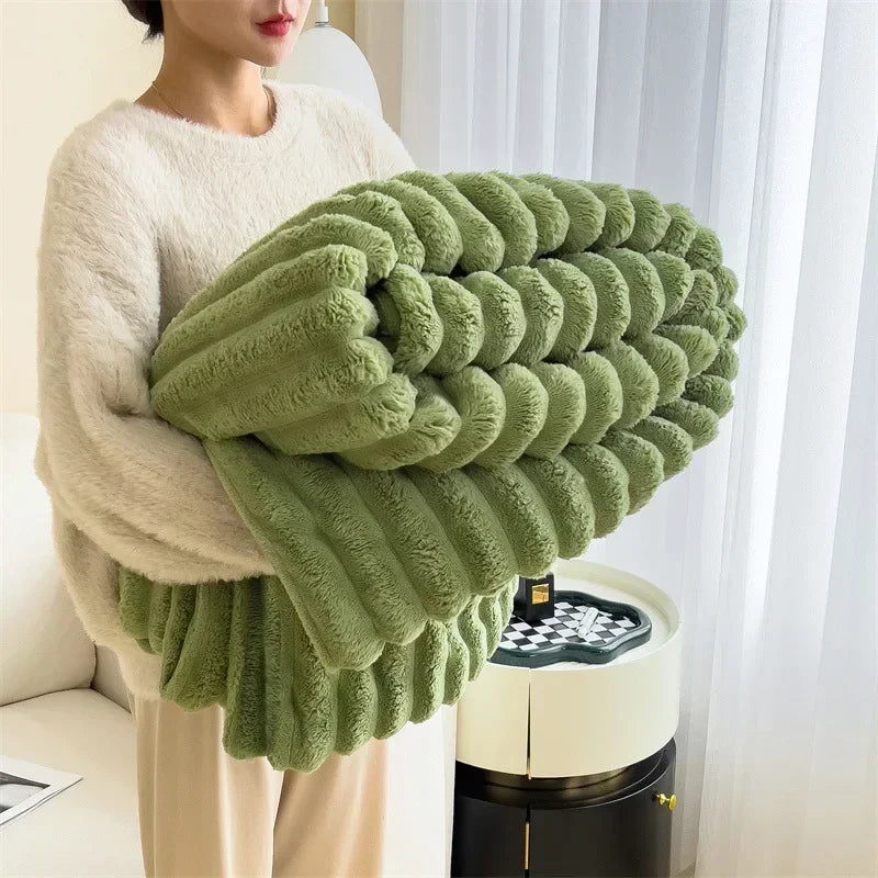LambSnug™ – Sherpa Fleece Plaid – Warme Winterdeken
