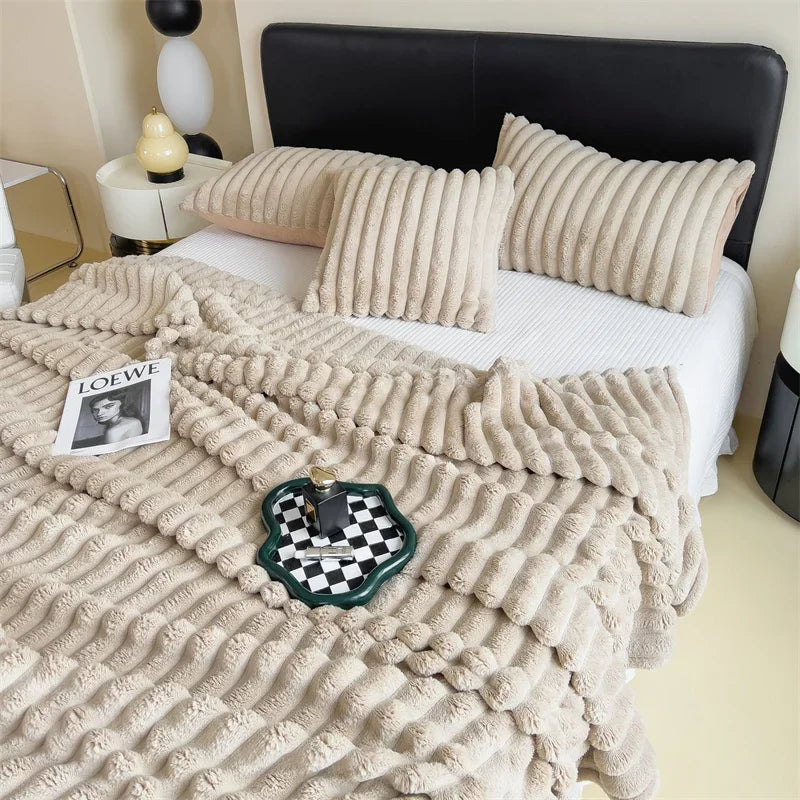 LambSnug™ – Sherpa Fleece Plaid – Warme Winterdeken