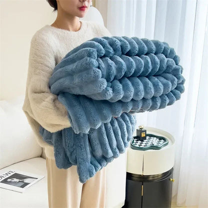 LambSnug™ – Sherpa Fleece Plaid – Warme Winterdeken