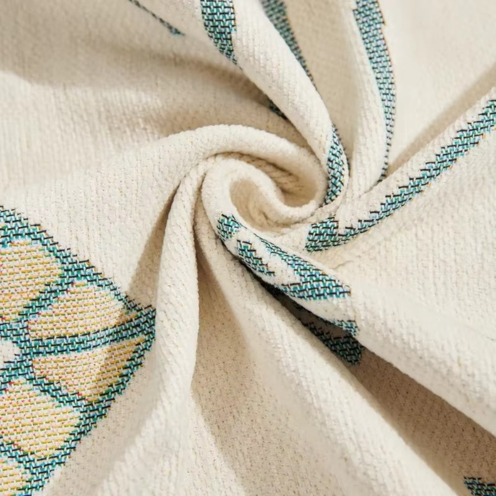 Mimosa Bankhoes - Geometrisch Chenille, Ademend en Duurzaam 7