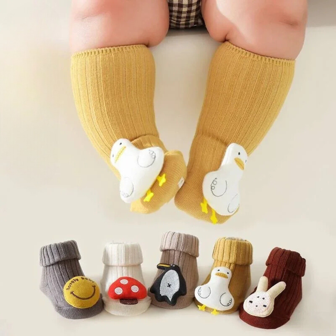 GripCritters™ – Veilige Sokjes met Antislipzool – Baby Dierensokken Set