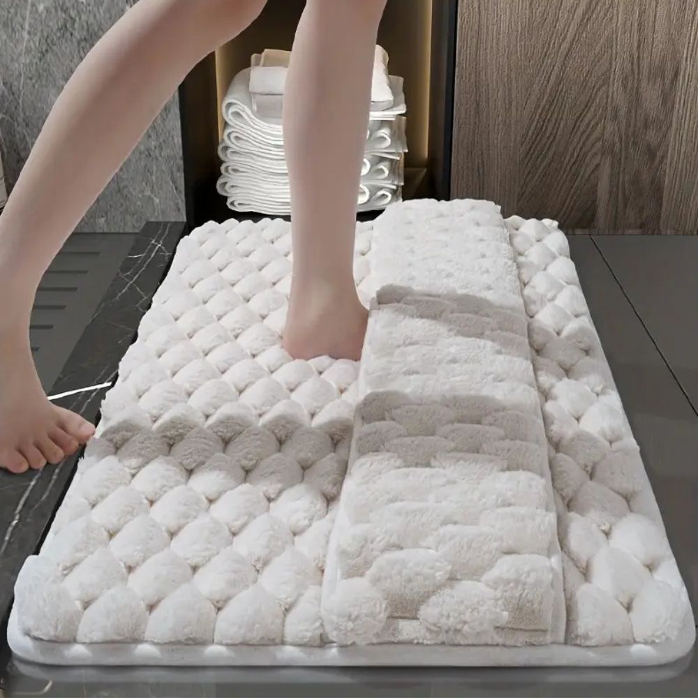 Mira Badmat Antislip - Traagschuim, Microvezel, Machinewasbaar 2