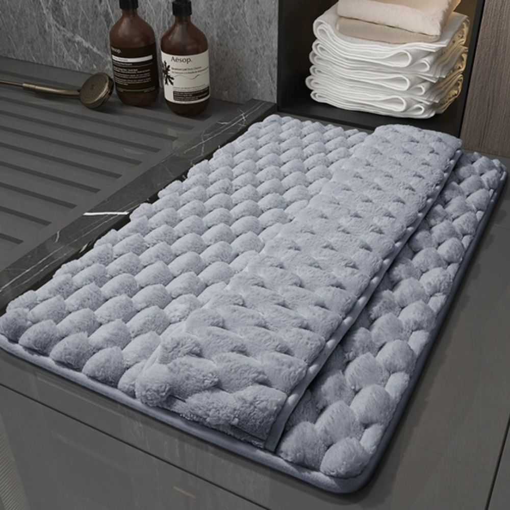 Mira Badmat Antislip - Traagschuim, Microvezel, Machinewasbaar 6