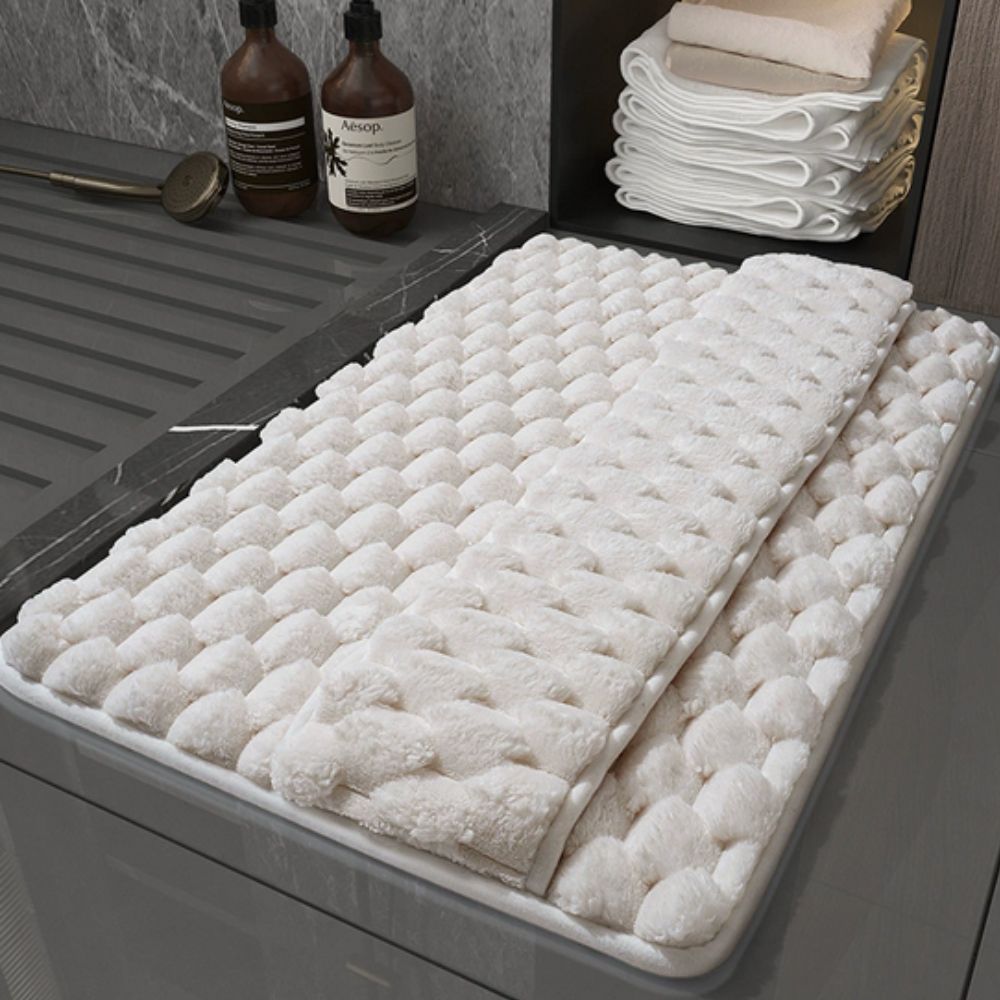 Mira Badmat Antislip - Traagschuim, Microvezel, Machinewasbaar 7
