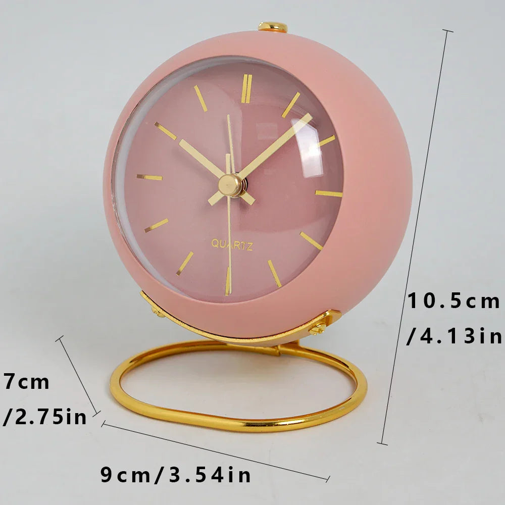 Mira Desk Clock - Stille Quartz, Lichtgevende Wijzers 6