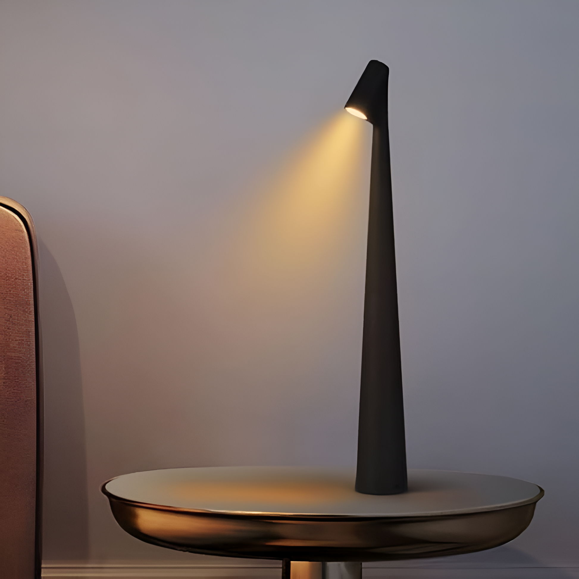 Mira Draadloze Tafellamp - Dimbare LED, Minimalistisch Design 0