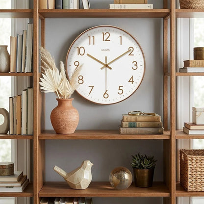 Mira Grote Wandklok - Zwart, Minimalistisch Scandinavisch Design 3