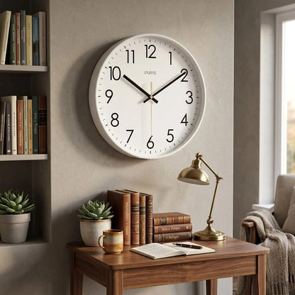 Mira Grote Wandklok - Zwart, Minimalistisch Scandinavisch Design 4